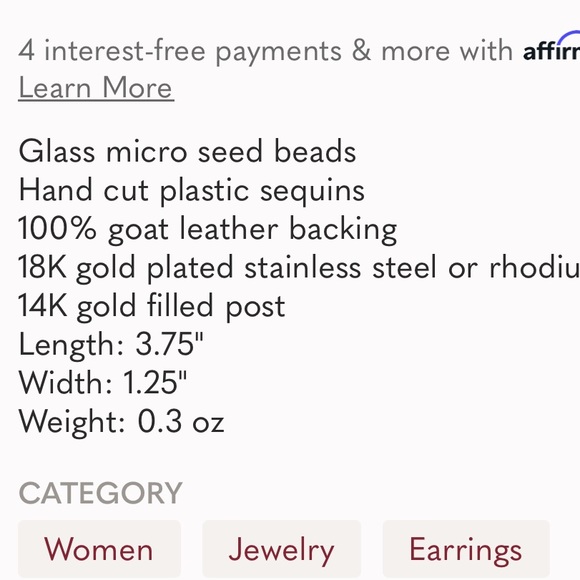 Mignon Gavigan Madeline earrings - Picture 5 of 5